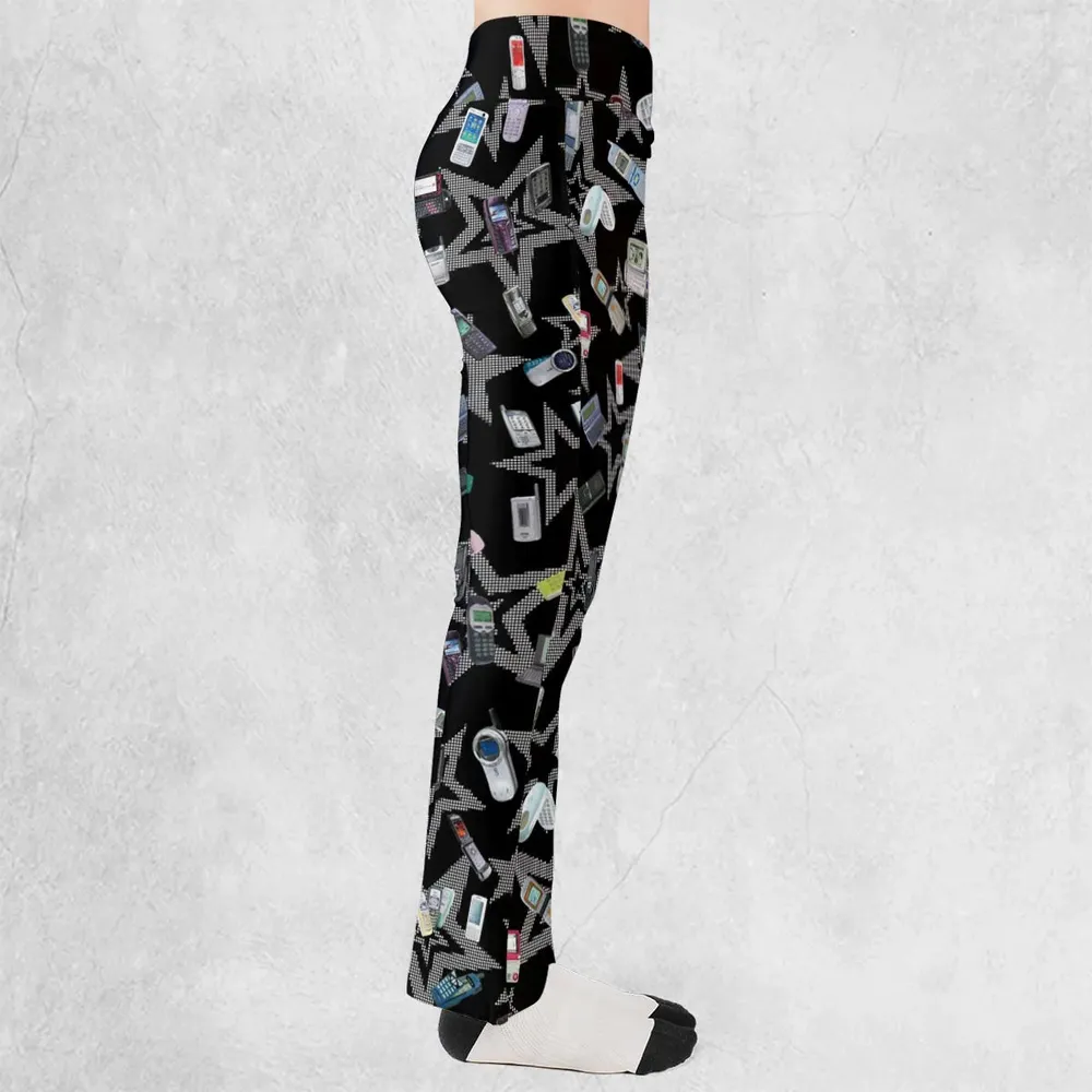 Retro Futurism Flare Leggings - 2