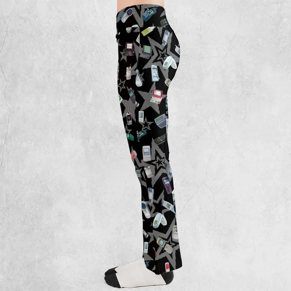 Retro Futurism Flare Leggings - 3