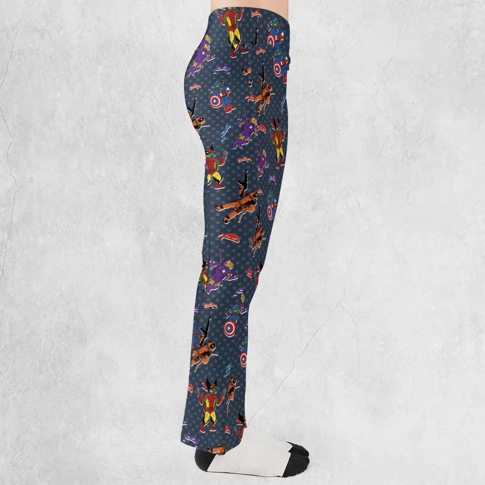 Super Turtles TMNT Flare Leggings - 2