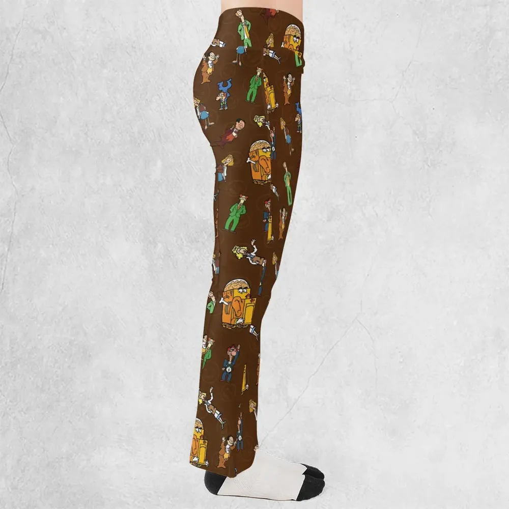 Grins and Smiles And Giggles And Laugh Flare Leggings - 2