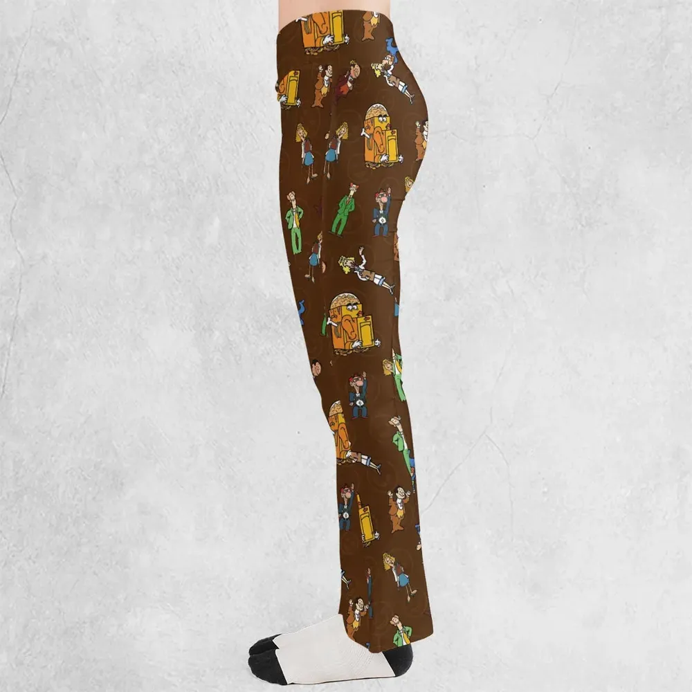 Grins and Smiles And Giggles And Laugh Flare Leggings - 3