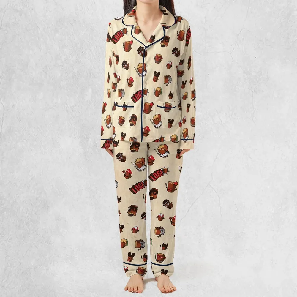 Pop Culture Characters Logs  Ren & Stimpy Pajamas Set - 2