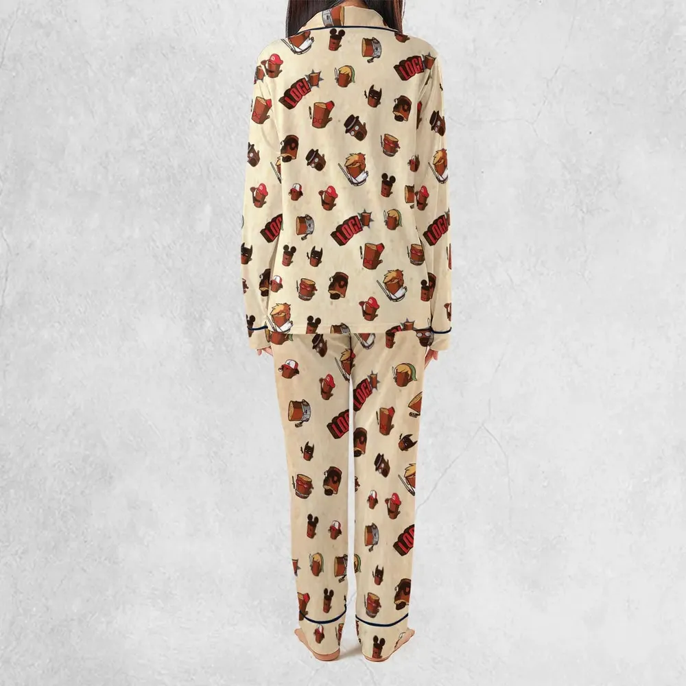 Pop Culture Characters Logs  Ren & Stimpy Pajamas Set - 3