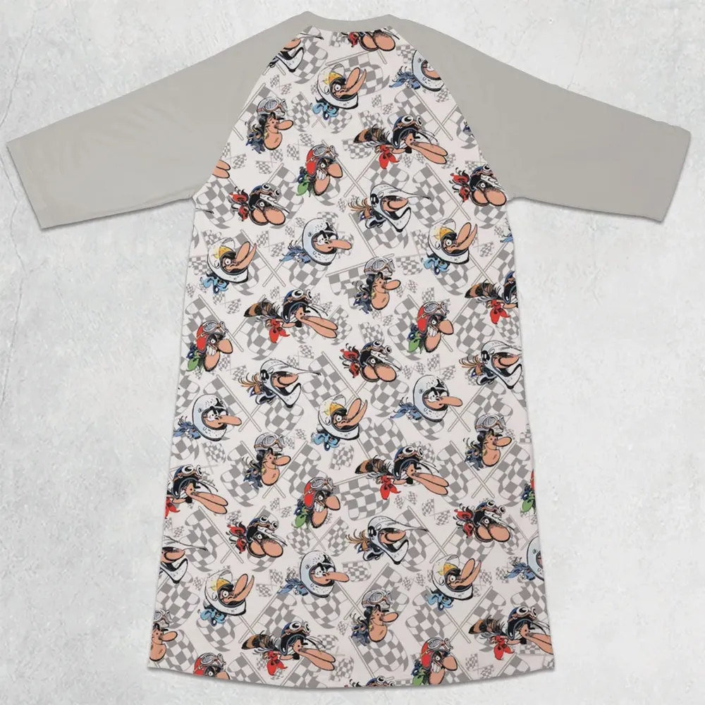 The Riders Joe Bar Team 3/4 Sleeve Raglan Dress - 2