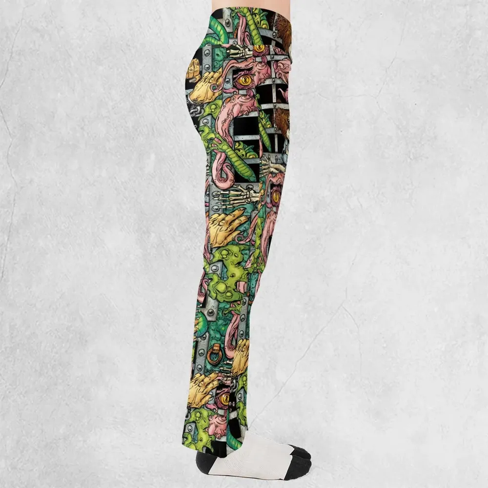 Castle Grayskull Dungeon He-man And The Masters Of The Universe Flare Leggings - 2