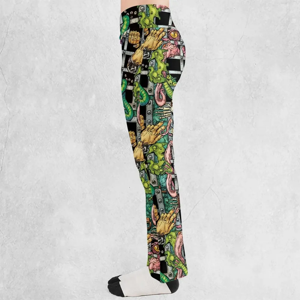 Castle Grayskull Dungeon He-man And The Masters Of The Universe Flare Leggings - 3
