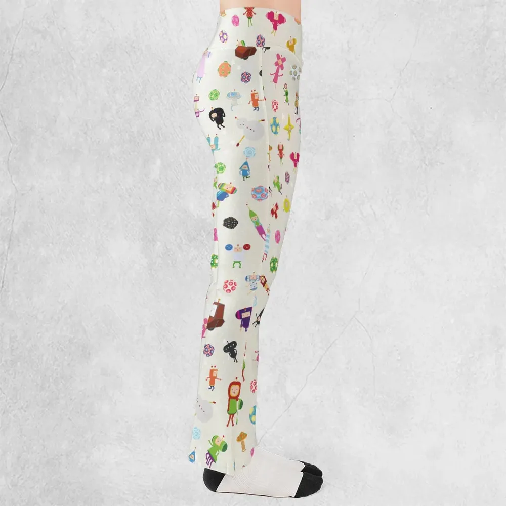 Cute Characters Katamari Flare Leggings - 2