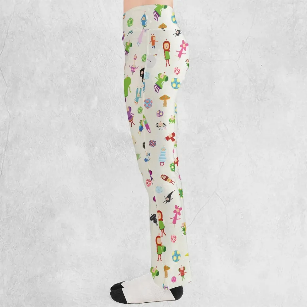 Cute Characters Katamari Flare Leggings - 3