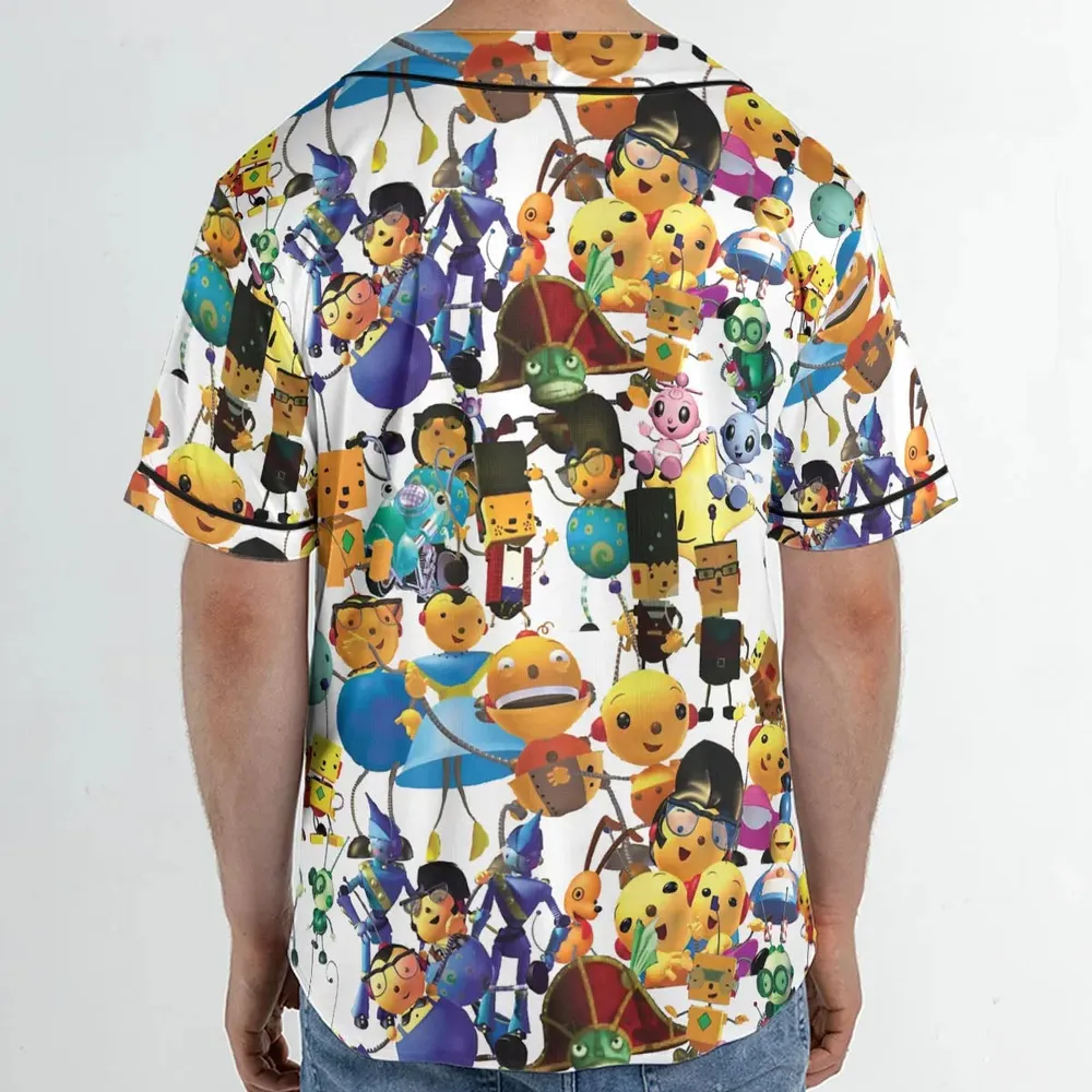 Rolie Polie Olie Seamless Unisex Baseball Jersey - 2