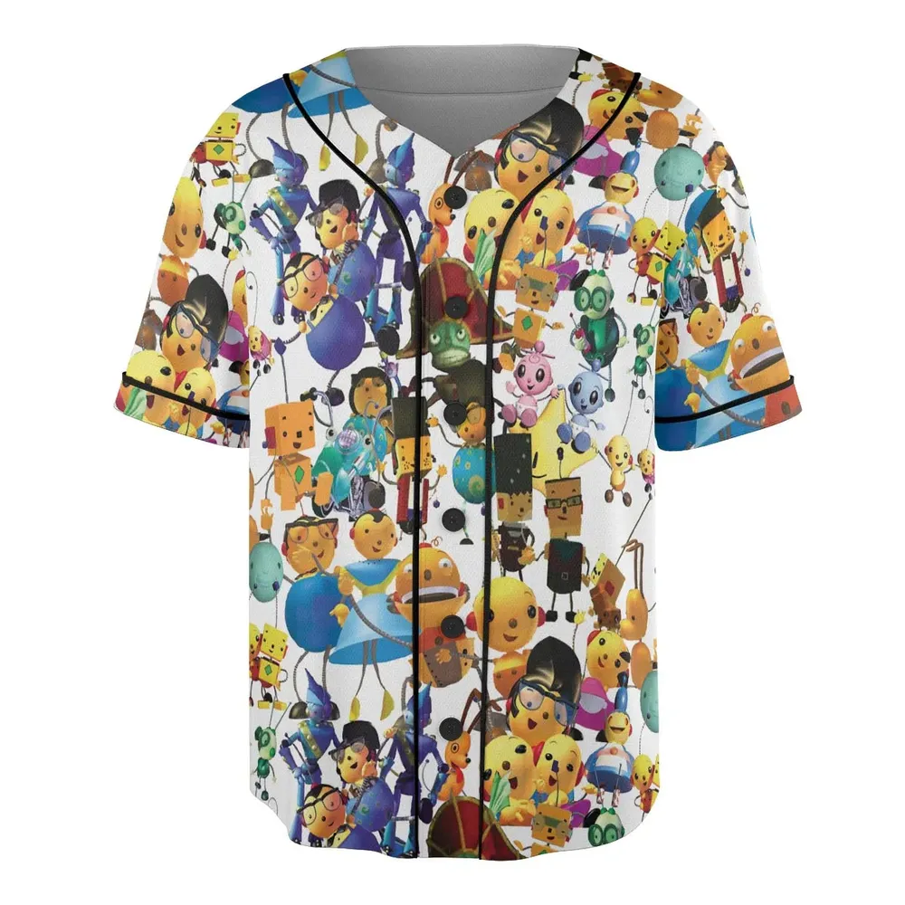 Rolie Polie Olie Seamless Unisex Baseball Jersey - 3