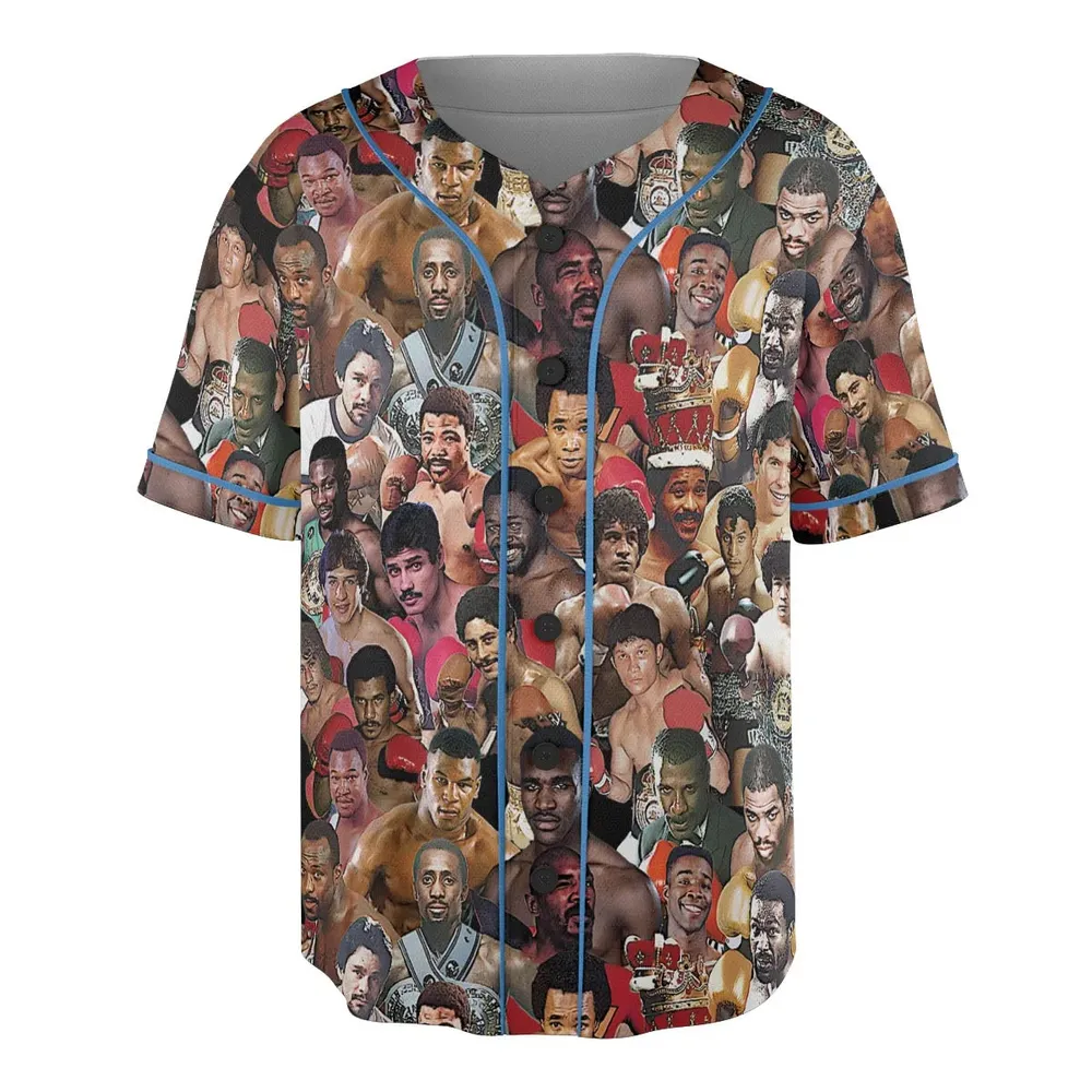 Fight Night Fit Boxing Legends Unisex Baseball Jersey - 3