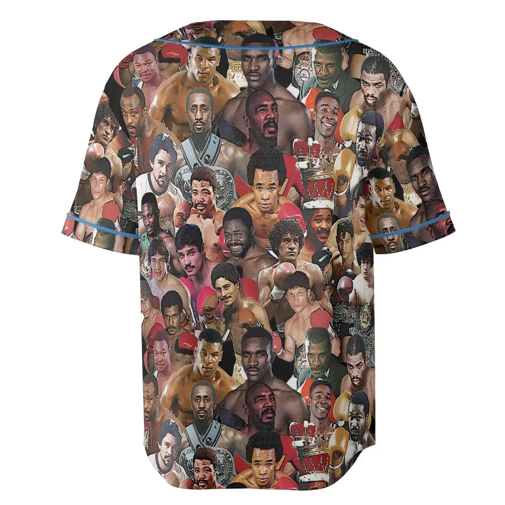 Fight Night Fit Boxing Legends Unisex Baseball Jersey - 4