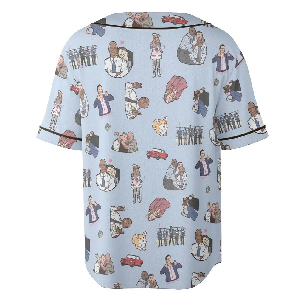 Huge Brooklyn Energy Unisex Baseball Jersey - 4