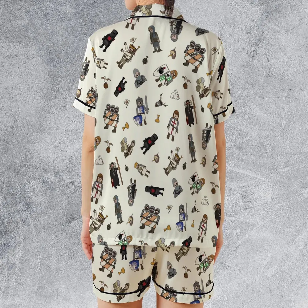 Holy Grail Toys Satin Short-Sleeve Pajamas Set - 2