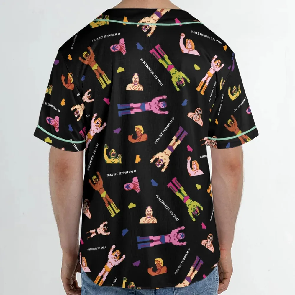 Wrestling Fighters Pro Wrestling Unisex Baseball Jersey - 2
