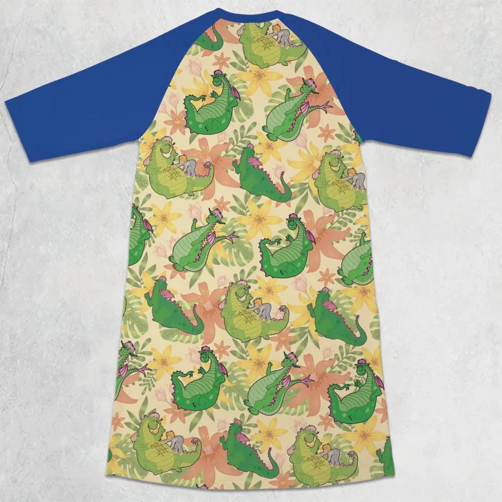 Elliott Dragon Pete's Dragon 3/4 Sleeve Raglan Dress - 2