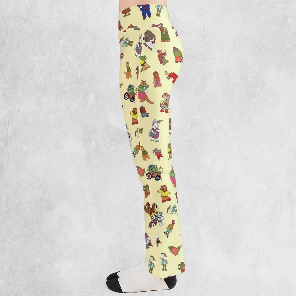 Sweet Pickles Characters Flare Leggings - 3