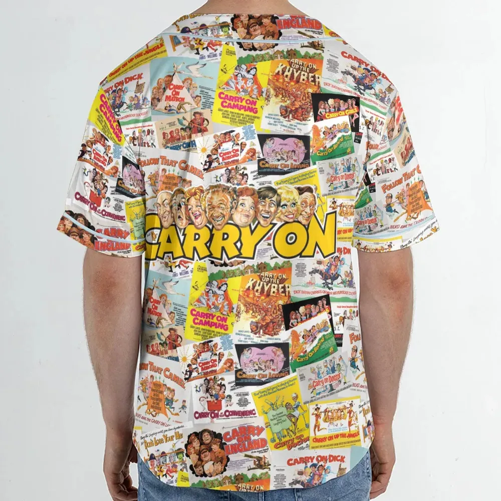Carry On Forever Unisex Baseball Jersey - 2
