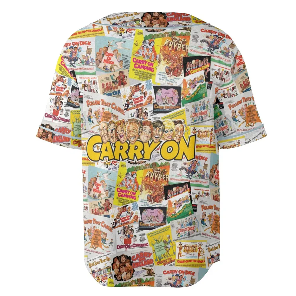 Carry On Forever Unisex Baseball Jersey - 4
