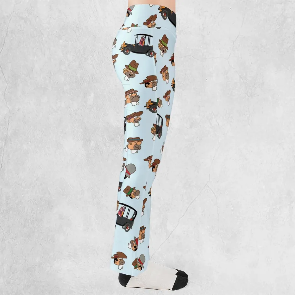 The Perils of Penelope Pitstop Flare Leggings - 2