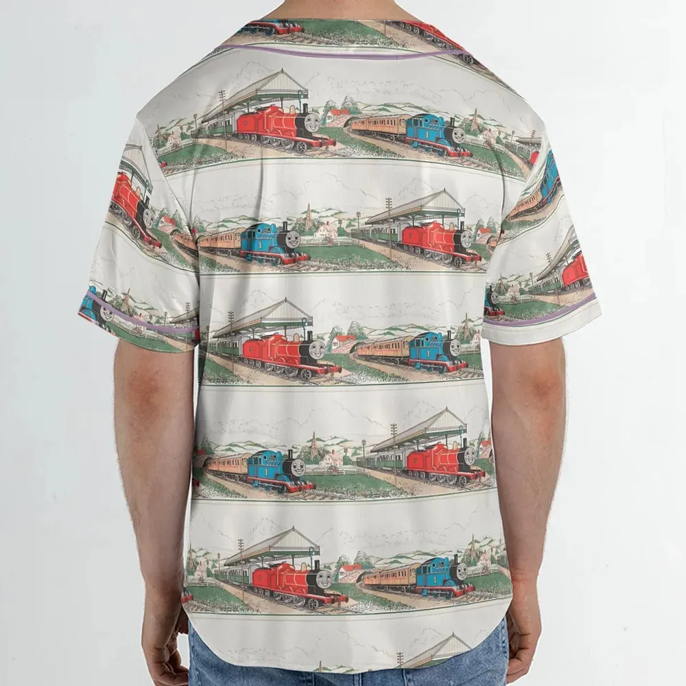 Vintage Thomas & James Unisex Baseball Jersey - 2