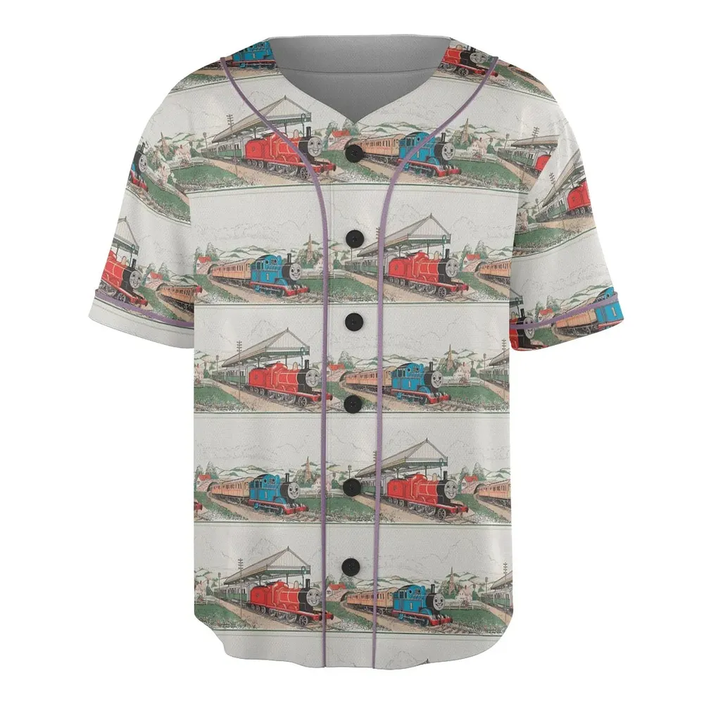 Vintage Thomas & James Unisex Baseball Jersey - 3