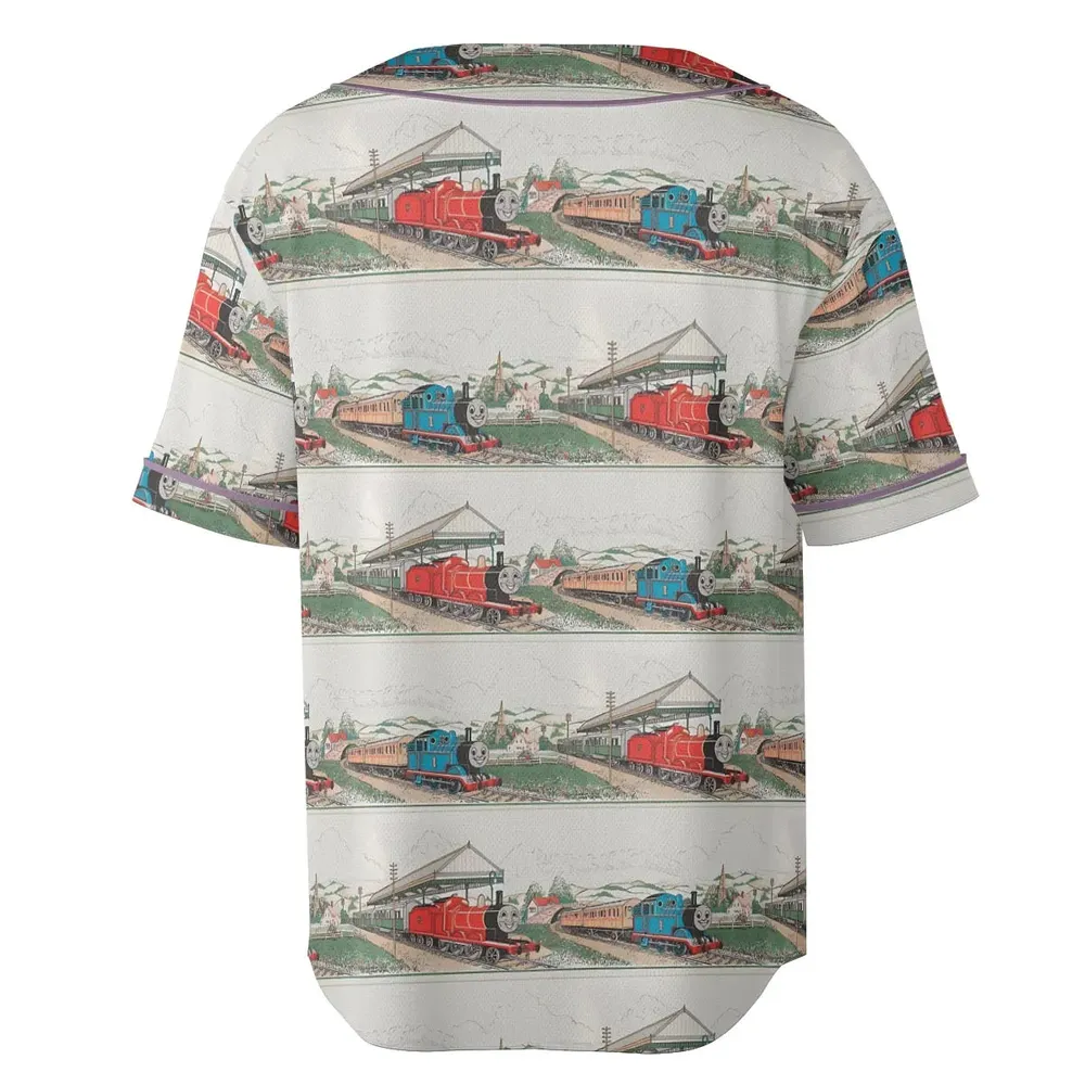Vintage Thomas & James Unisex Baseball Jersey - 4