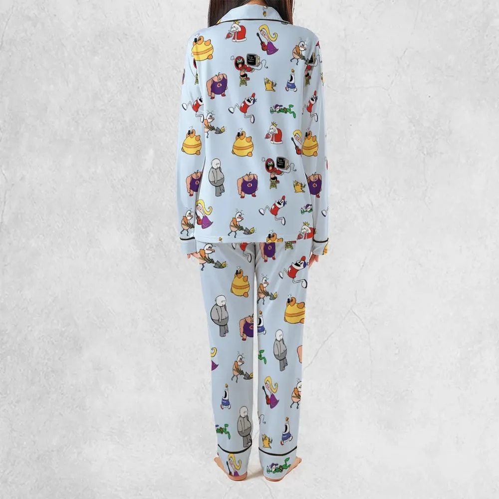 Retro Webtoon Homestar Pajamas Set - 3