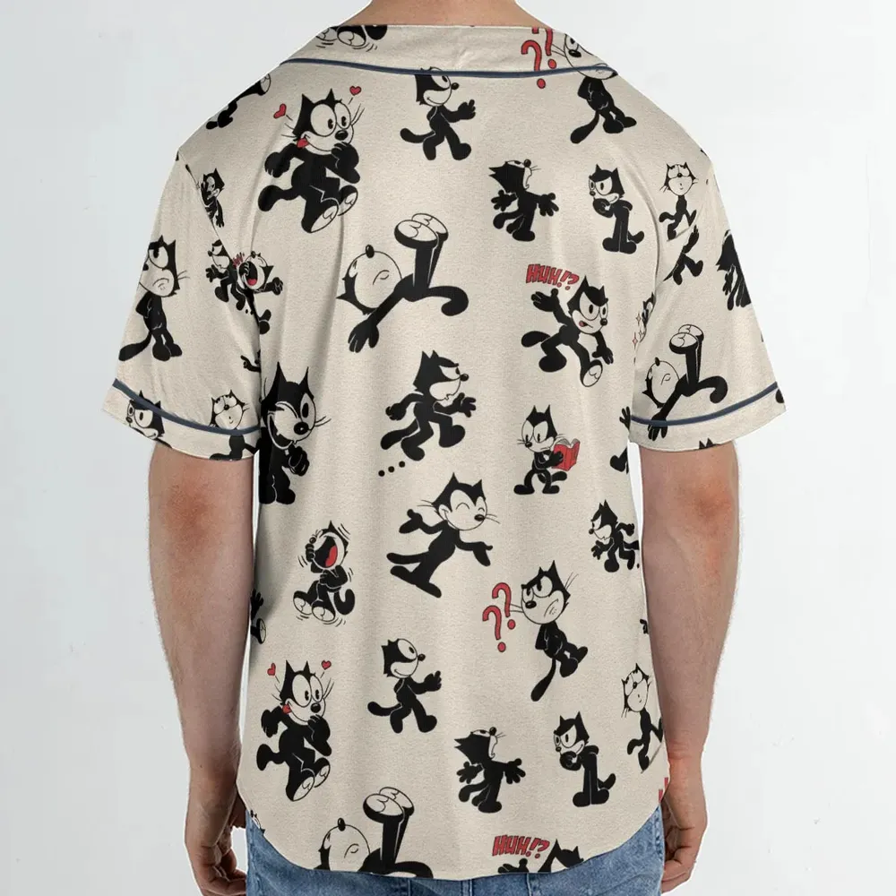 Felix The Cat Unisex Baseball Jersey - 2