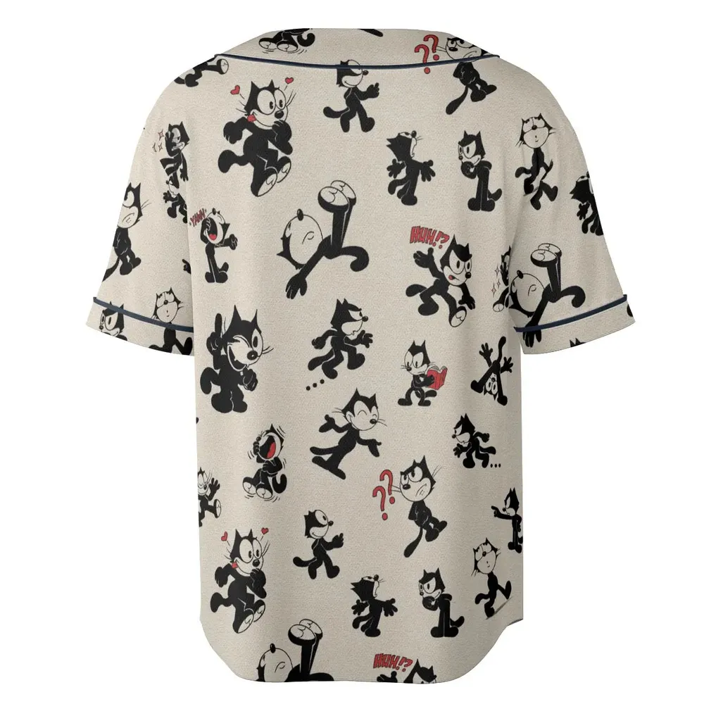 Felix The Cat Unisex Baseball Jersey - 4