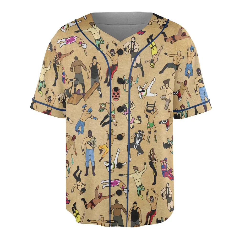 Lucha Undergound Unisex Baseball Jersey - 3