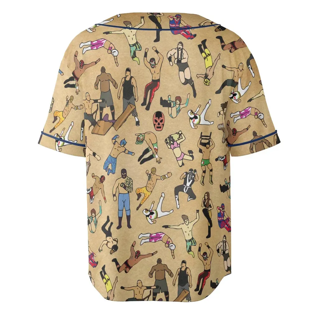 Lucha Undergound Unisex Baseball Jersey - 4