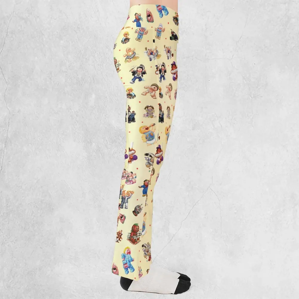 90s Garbage Pail Kids Flare Leggings - 2