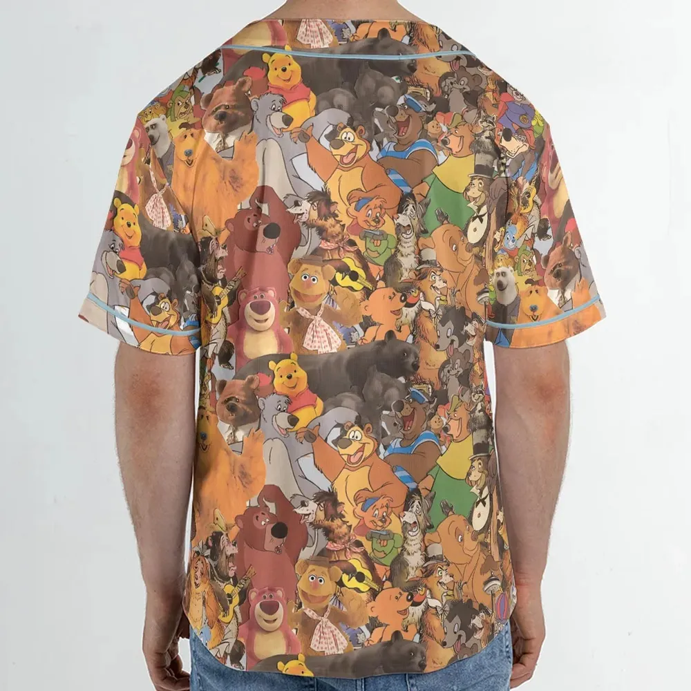 Bear Squad Unisex Baseball Jersey - 2