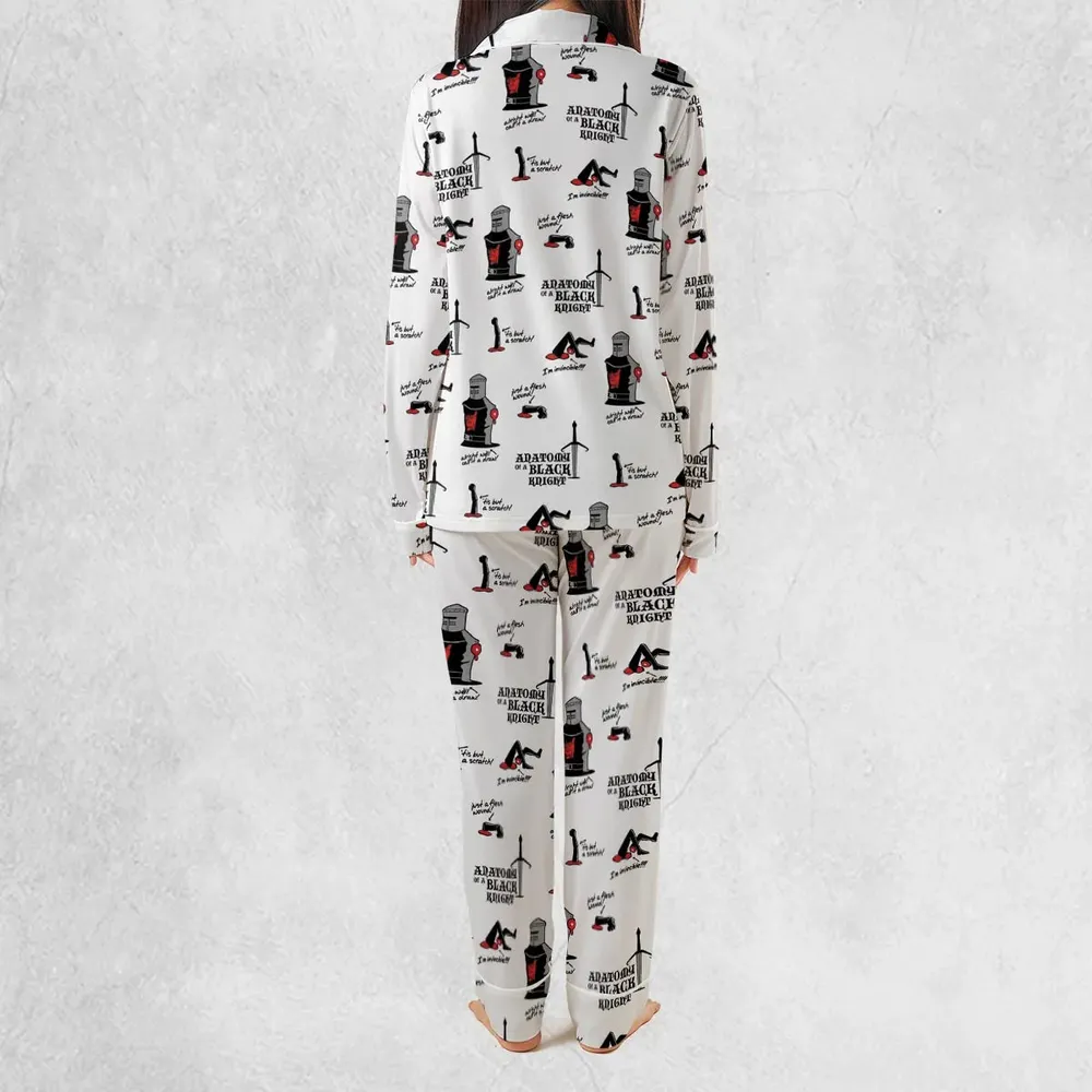 Tis but a scratch Black Knight Monty Python And The Holy Grail Pajamas Set - 3