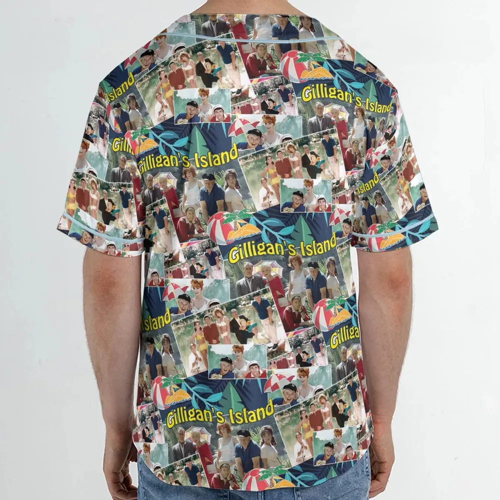 Island Time Gilligan's Island Unisex Baseball Jersey - 2