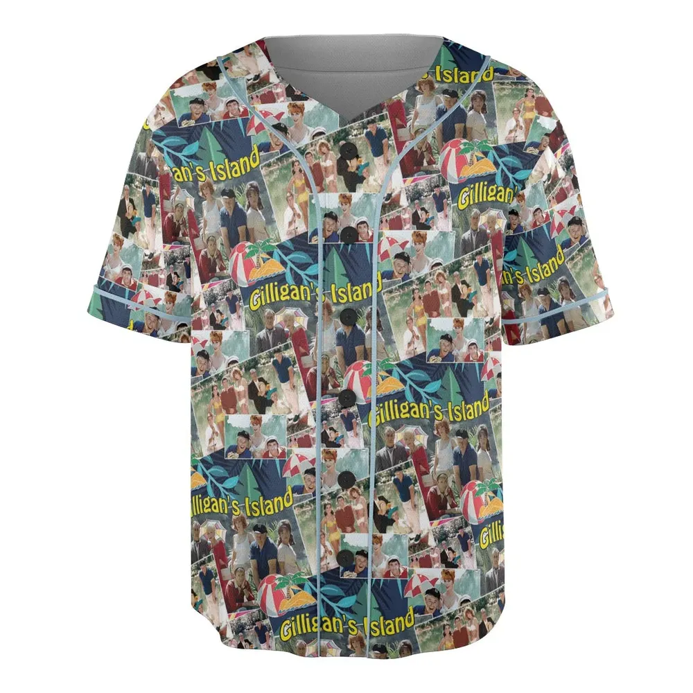 Island Time Gilligan's Island Unisex Baseball Jersey - 3