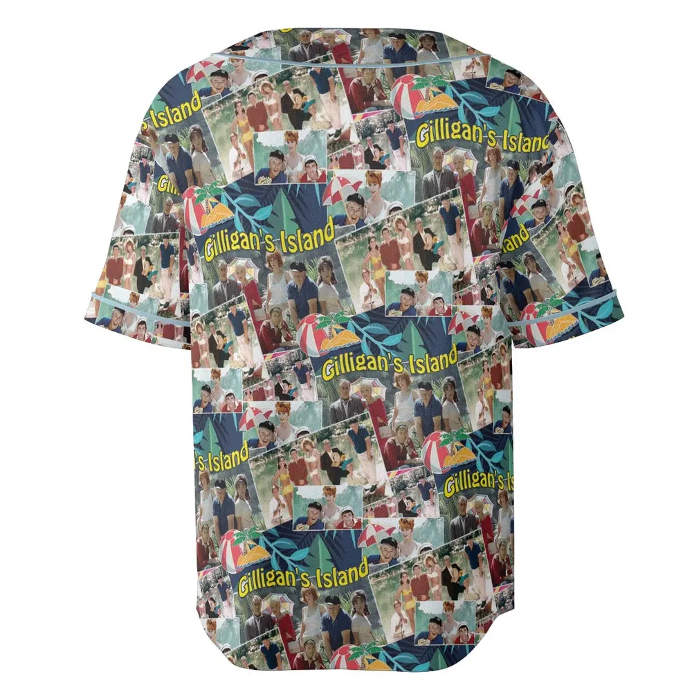 Island Time Gilligan's Island Unisex Baseball Jersey - 4