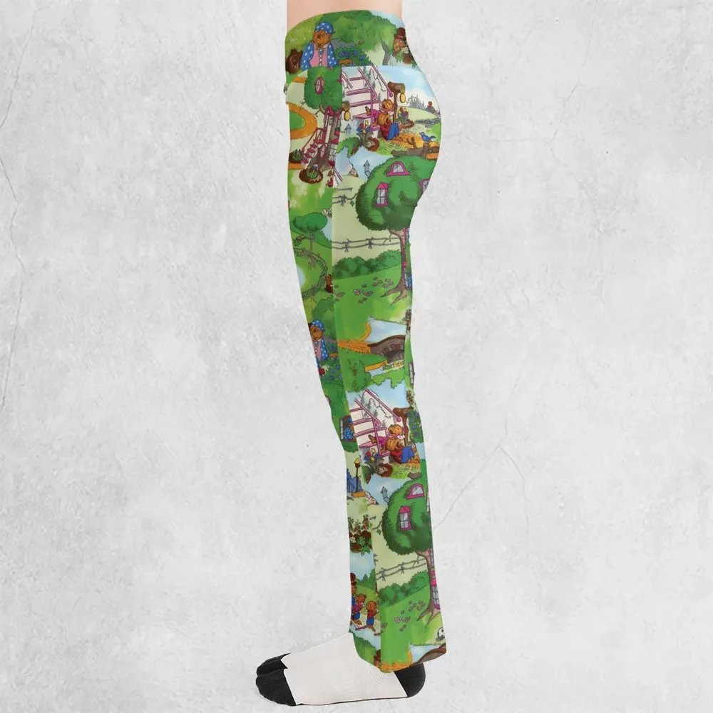 A Big Treehouse Berenstain Bears Flare Leggings - 3