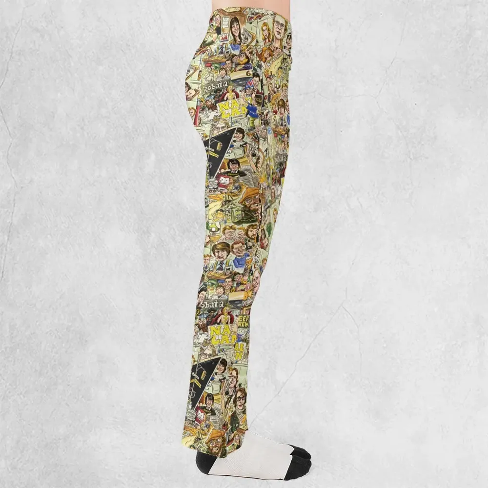 Drunk Stoned Brilliant Dead Flare Leggings - 2