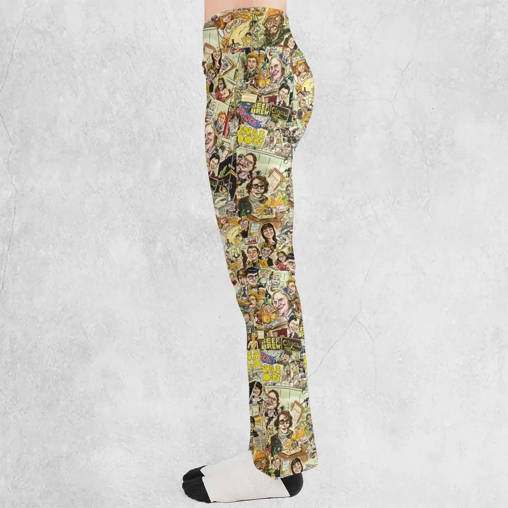 Drunk Stoned Brilliant Dead Flare Leggings - 3