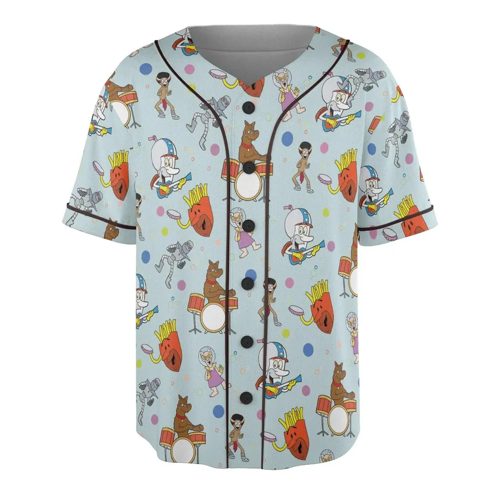 Aqua Unit Patrol Squad Team Unisex Baseball Jersey - 3
