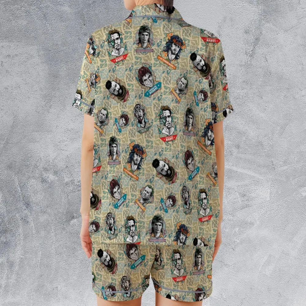 Battle Ready Fighters Satin Short-Sleeve Pajamas Set - 2