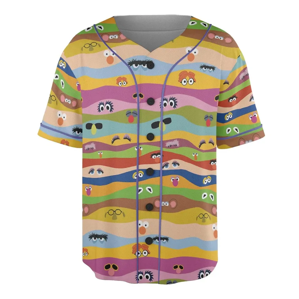 Eyes On Us The Muppet Show Unisex Baseball Jersey - 3
