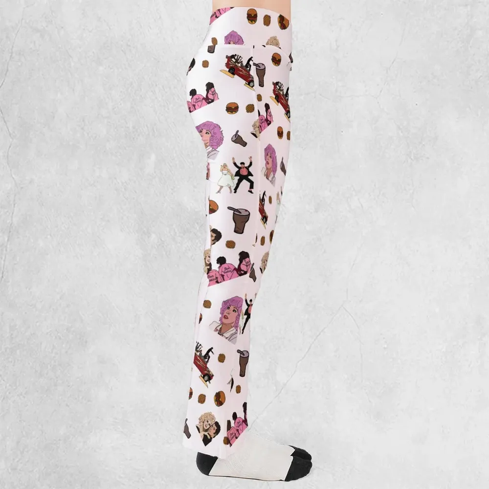 Summer Nights Grease Flare Leggings - 2