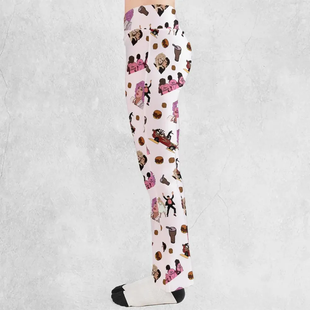 Summer Nights Grease Flare Leggings - 3