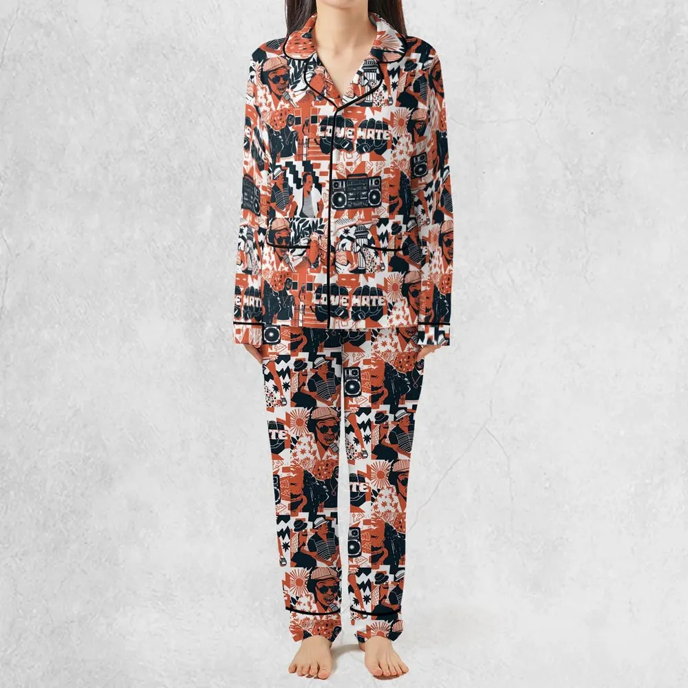 Love and Hate Do The Right Thing Pajamas Set - 2