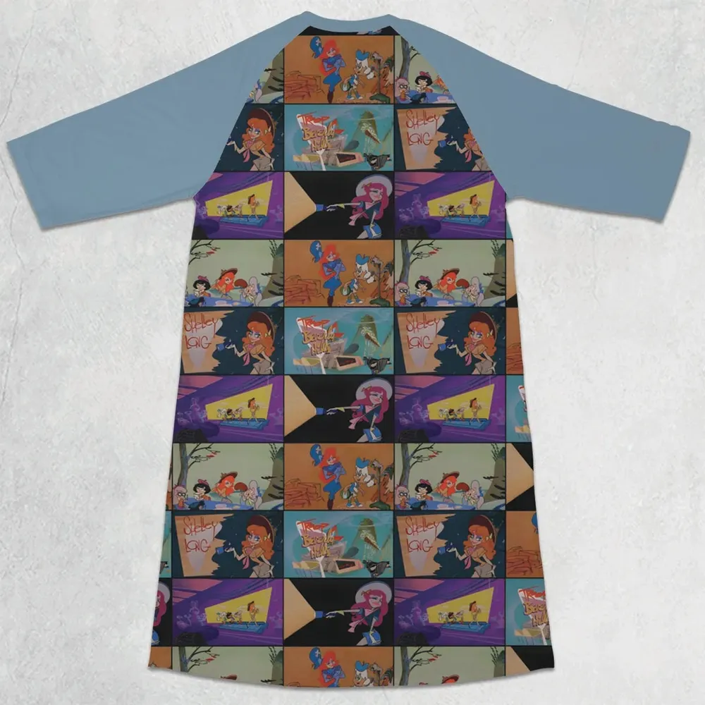Troop Beverly Hills 3/4 Sleeve Raglan Dress - 2