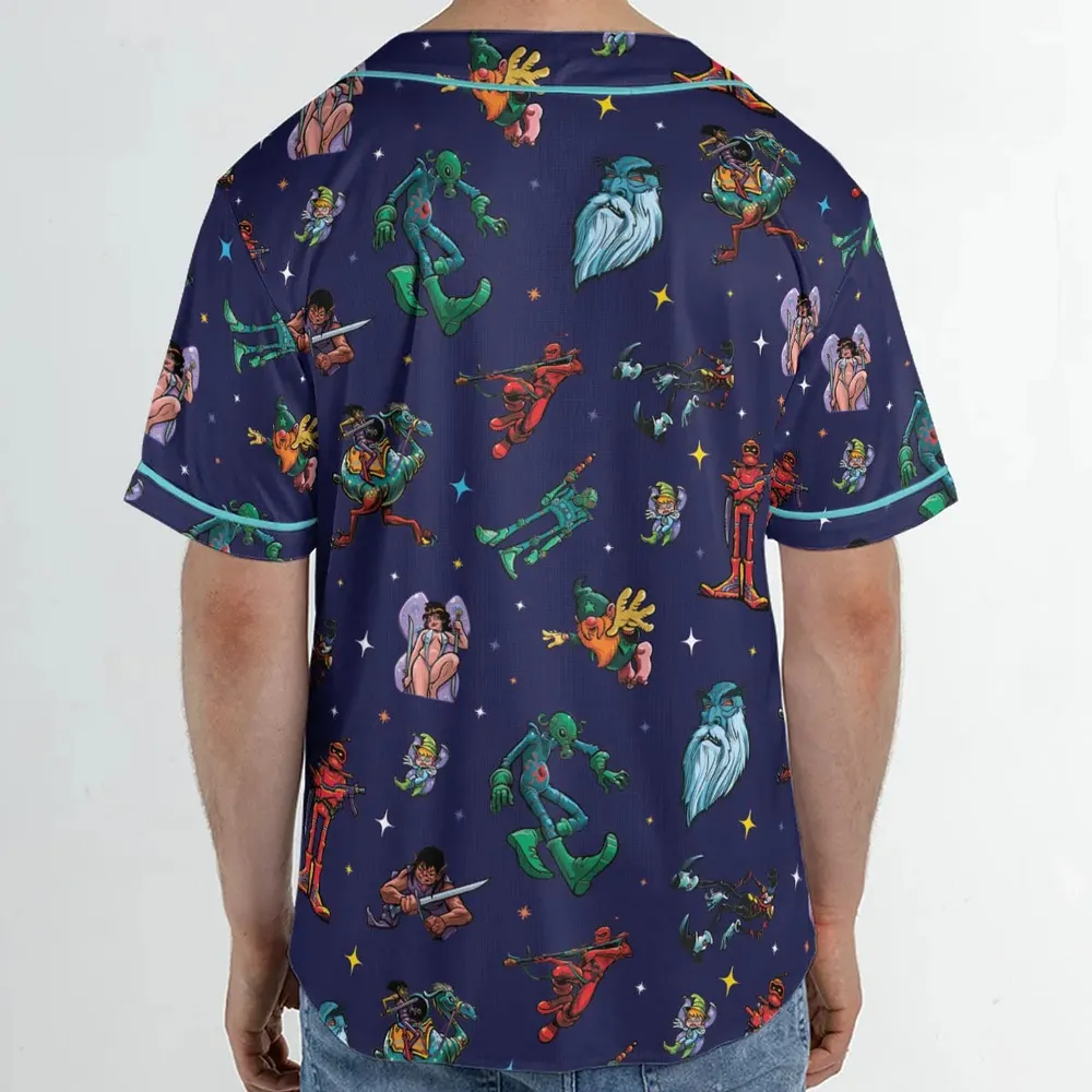 Wizard Characters Unisex Baseball Jersey - 2