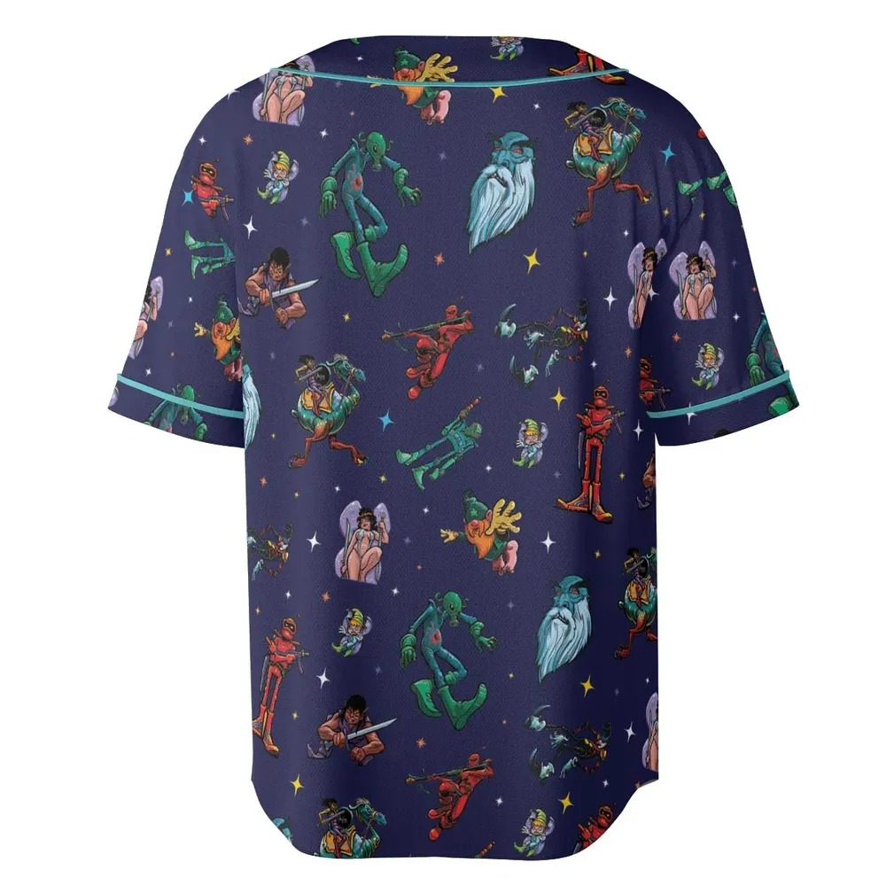Wizard Characters Unisex Baseball Jersey - 4